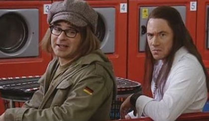 Bully & Rick im Wasch-Center "München - Parkstraße"